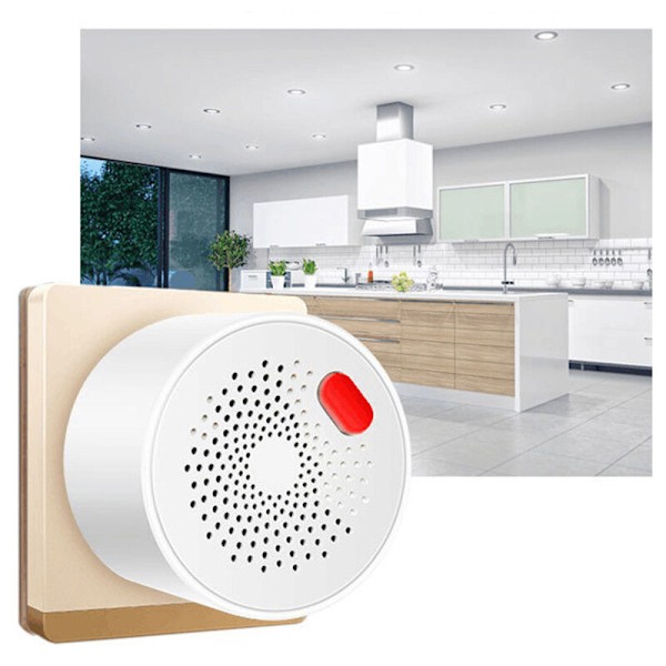 Gasdetektor til bekæmpelse af gas Læren om naturgas alarm TUYA WiFi Control App Support til detektion af brændbar gas/metan/propan/butan/LPP/GNL til