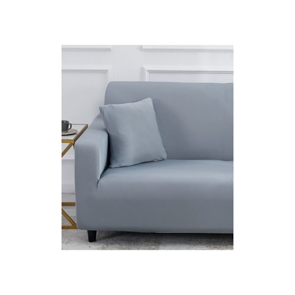 Sofföverdrag 2 sits 145-185cm Sofföverdrag med moderna armstöd överdrag universal elastisk soffa sofföverdrag ljusgrå skyddande överdrag