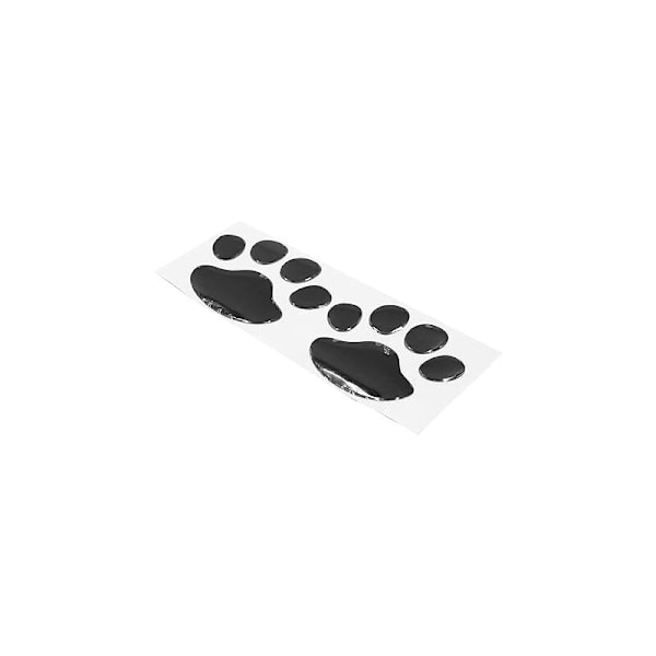 2 stk. bilklistremerker Bjørn Katt Hund Mønster 3D Reflekterende Klistremerke