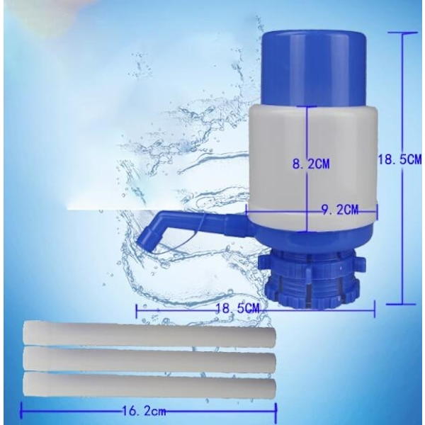 Gråblå handtrycksvattenpump Handtrycksvattenpump Handtrycksvattenpump Rent vatten Handtrycksvattenpump Handtrycksvattenpump