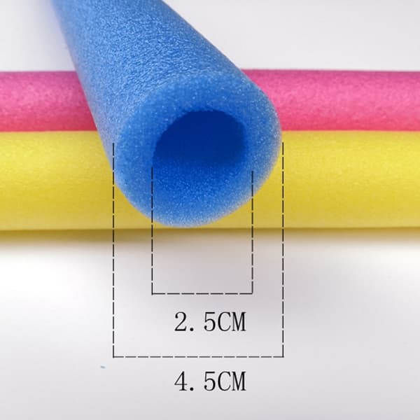 12 studsmatteskumrör 40 cm (12 st), studsmattestångsskydd, skumstudsmattestångsskydd