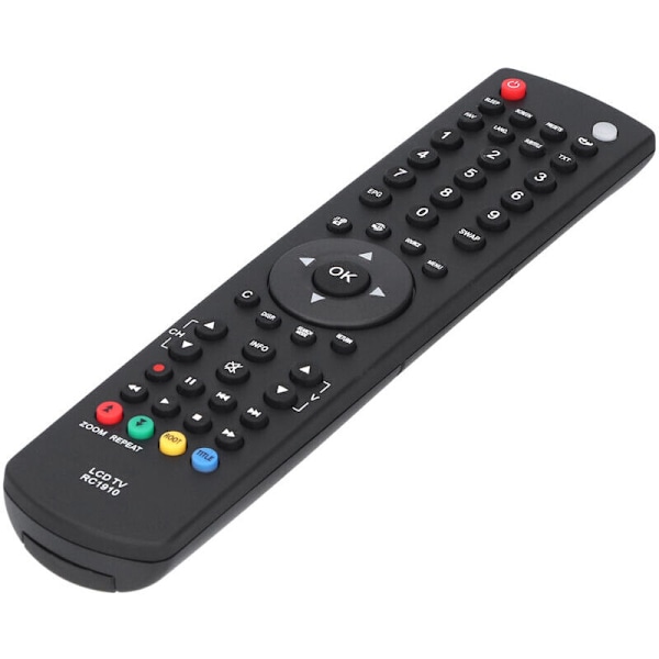 Fjärrkontroll för Toshiba LCD TV Universal Ersättningstillbehör Rc1910 Svart