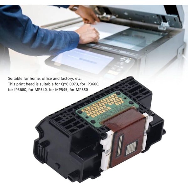 Simpelt sort printhoved til qy6-0073 upvc erstatningsprinthovedtilbehør til printer til IP3600 MP545 MP550 IP3680 MP540