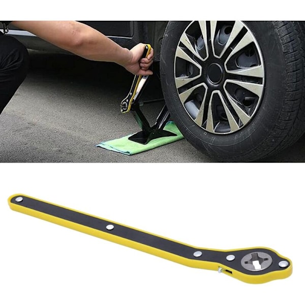 Callitable Badder Terk Backlet Terletable Backlet Backlet Nøkkel Automatisk Bak Nøkkel Bil Tak Cric for reparasjon av hjuldekk fjerning reparasjon