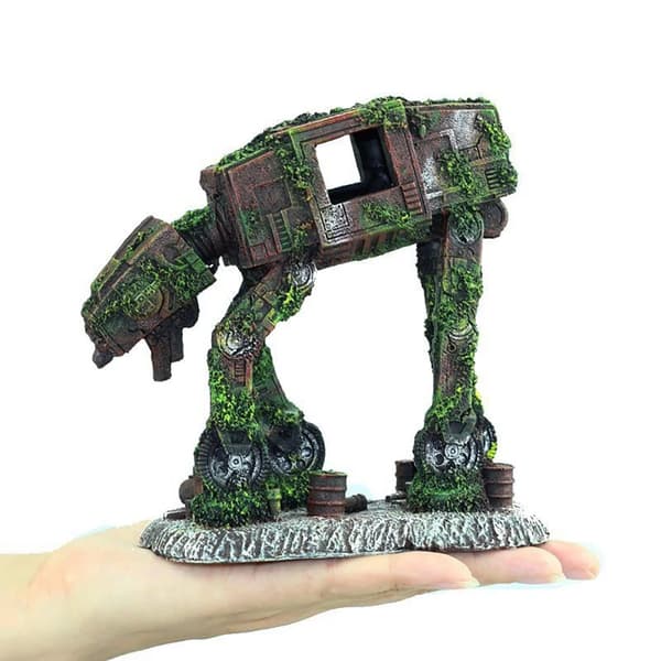 Akvariumdekorasjon Transportrobotdekorasjon - Akvarierobotgrotteornament