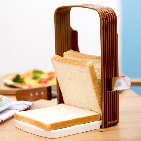 Brød- og toastslicer, skærestyring, køkkenredskaber, brødskærer, bageværktøj