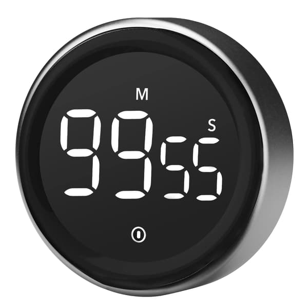 Digital Kök Timer - Magnetisk Nedräkningstimer för Barn, Stor LED-display, Justerbar Volym och Ljusstyrka Matlagningstimer för Barn Klassrumstavla