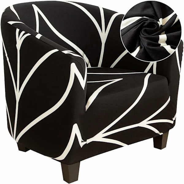 Cabriolet fåtöljöverdrag Geometriskt mönster Tryckt sofföverdrag Relax Club Badkar Stol Stretch fåtöljöverdrag Polyester，T-Audace