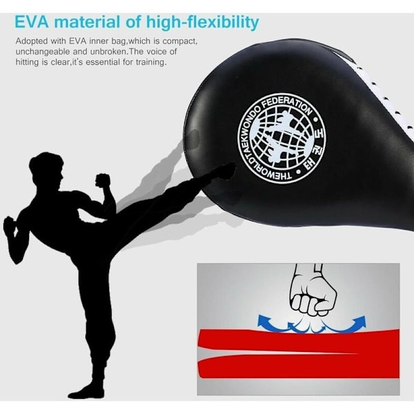 1 par Taekwondo træningsudstyr Taekwondo klo Tae Kwon Do klo punch pad Hånd klo træner klo