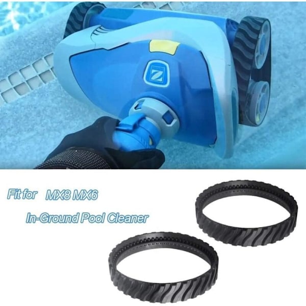 4 kpl R0526100 Korvaavat telaketjut, yhteensopivat Zodiac Baracuda MX8 MX6 -robottipuhdistimen kanssa