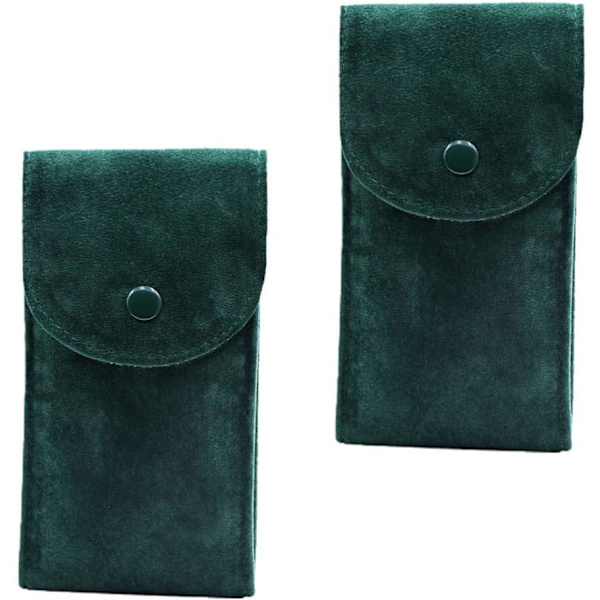Set med 2 förvaringsfickor för klockor - Flanell - Resistent - för resor, utomhus
