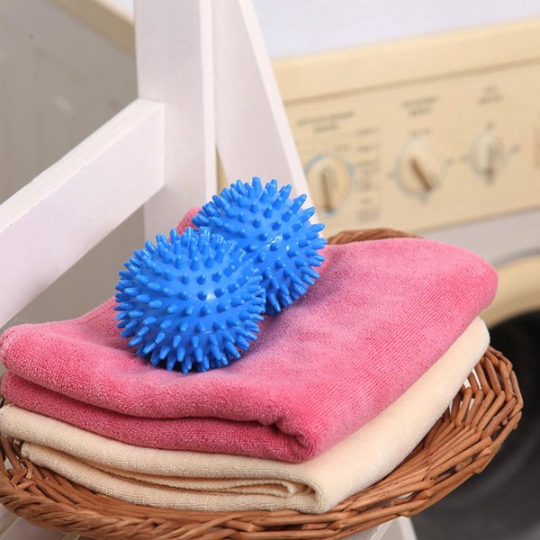 9 cm tvättboll, maskintvättboll, tvättboll tvättboll tvättmaskinboll tvättmaskin tvättboll för mjukare tvätt 6 st blå