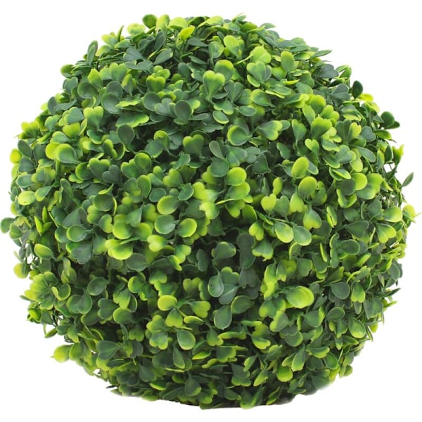 15 cm kunstig topiary kugle, realistiske planter, buksbom dekoration til hus, have, veranda, baggård, balkon, bryllupsfestival (1 rum)