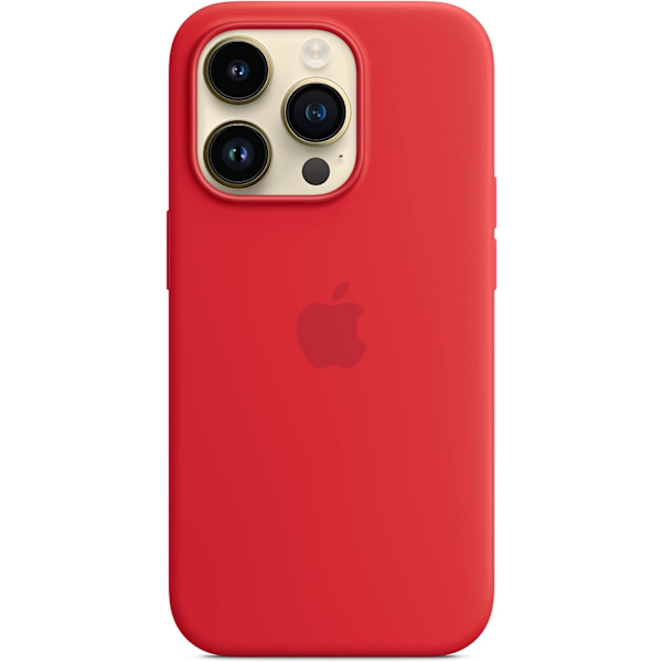Apple - Rød silikonecover til iPhone 14 Pro
