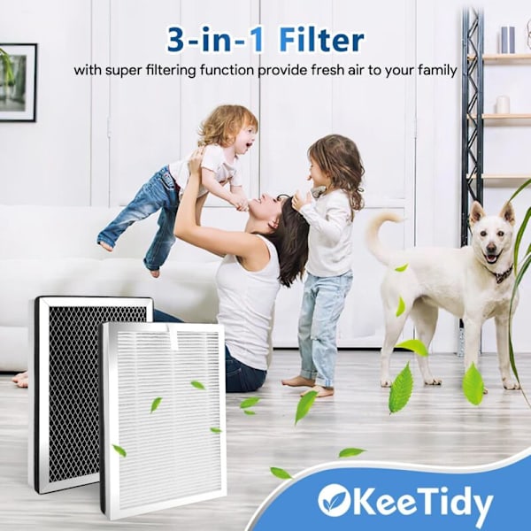 MA-25 H13 HEPA Udskiftningsfiltre til MA-25 Luftrenserfilter 2 Stk. Ægte HEPA Filtre