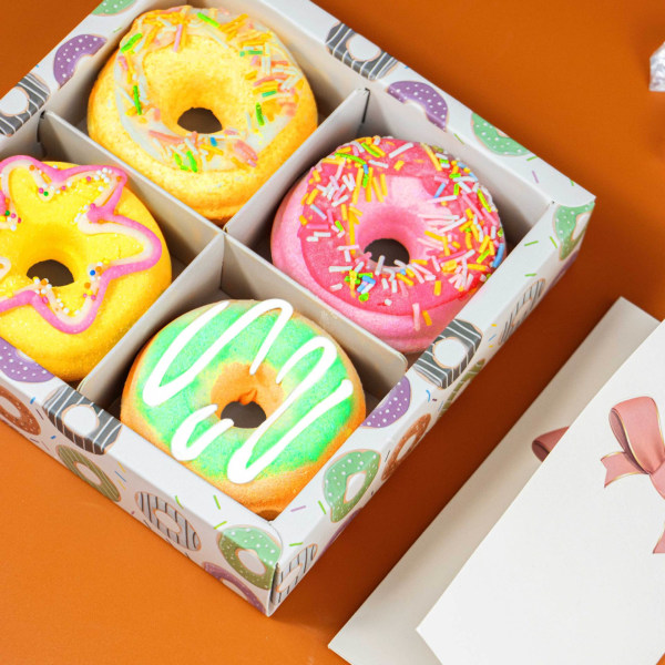 Donut Bath Gavesæt, Spa Kit Bedste Valentinsdagsgaver til kvinder