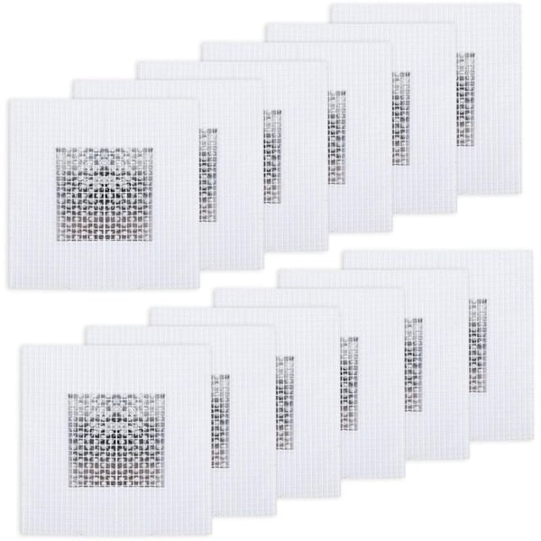 10 st Väggreparationslappar, självhäftande nätlappar för torra väggar, väggreparationskit för att återställa skadade tak, skärmlapp, 10 x 10 cm