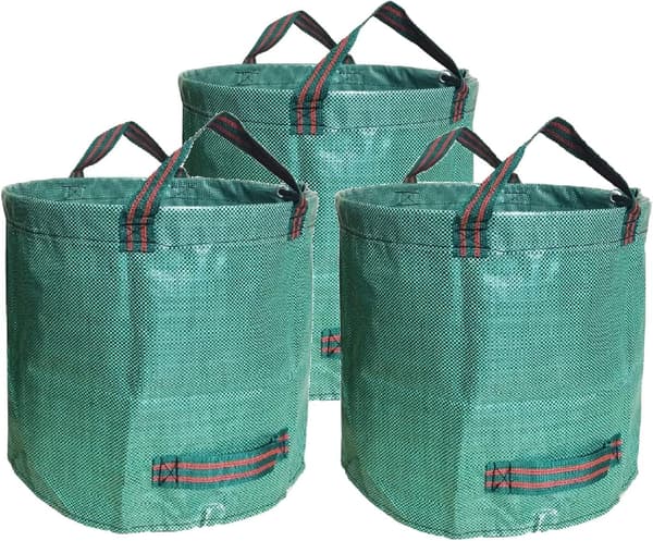 3-pack * 500L Trädgårdspåsar, Tunga Trädgårdsavfallspåsar Trädgårdsavfallspåse Tunga PP-avfallspåse 3-pack Trädgårdsavfallspåsar Trädgårdssopåsar