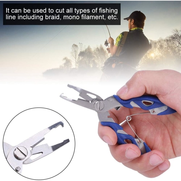 Fiskepliers, Multifunktionella Fiskepliers Linecutter Upplösande Krokar Fisk Använd Pliers Saxar Fisketillbehör