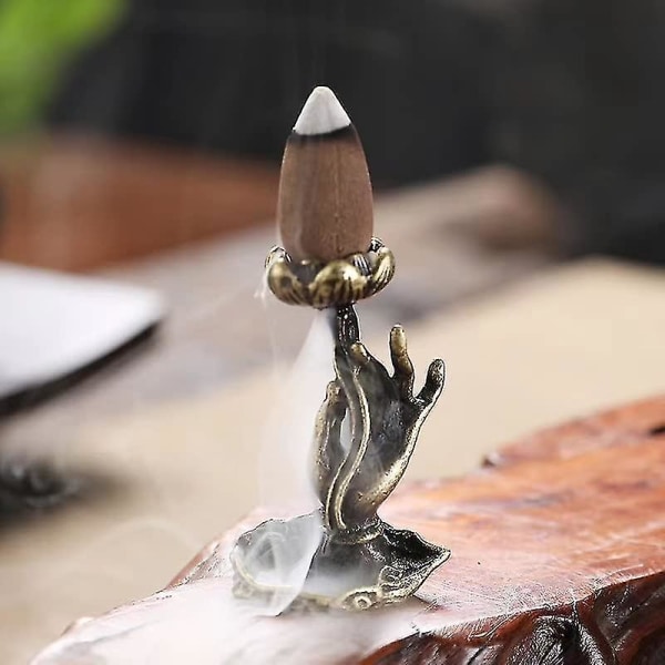 Takaisinvirtaus suitsukkeen Lotus suitsukepidike