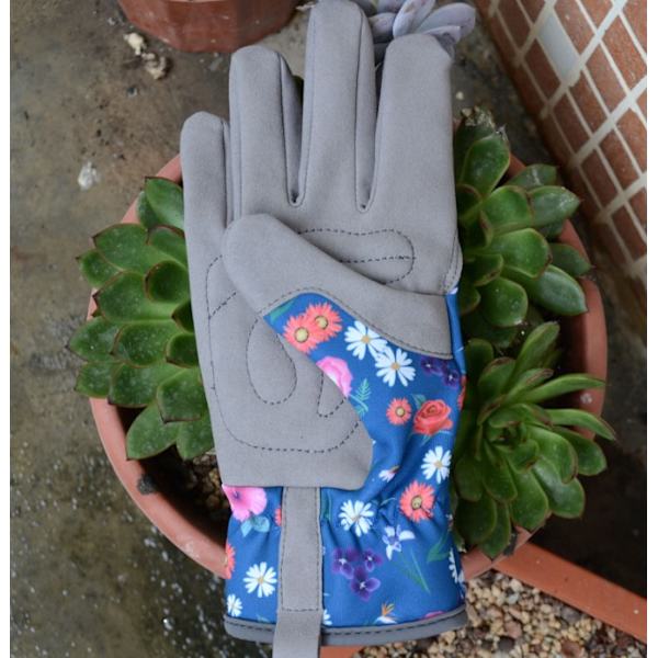 Dame skinnhansker for hagearbeid - Arbeidshansker for luking, graving, planting, raking og beskjæring 24cm