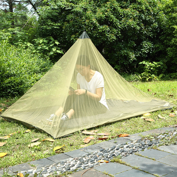(220 x 120 x 100 cm) Campingtelt, Campingmyggenet med bæretøj