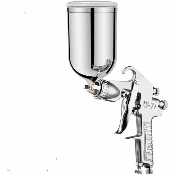 Gravity Power Luftpistol Malerpistol 1,5 mm Rustfrit Stål B 400 ml Airbrush kapacitet Maling Til bil Møbelmaling Udendørs Maling