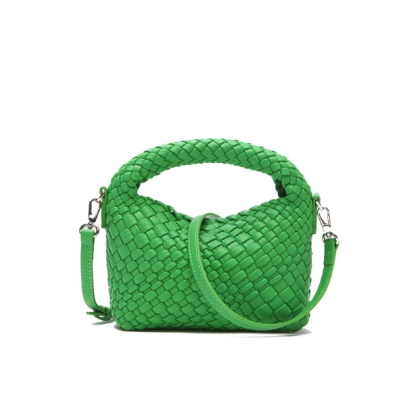 Grøn Håndtaske Kvinde Mini Lille Taske Håndvævet