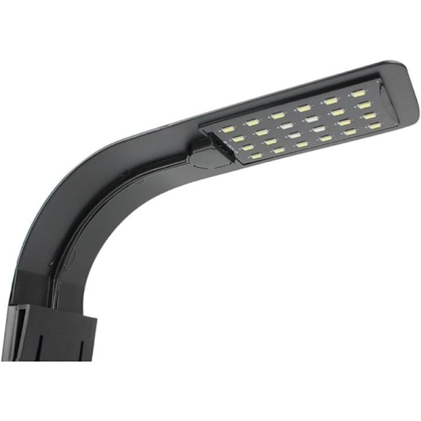 Ultra Tynd Clip-on Akvarium LED Plantelys (Sort & Hvidt Lys)