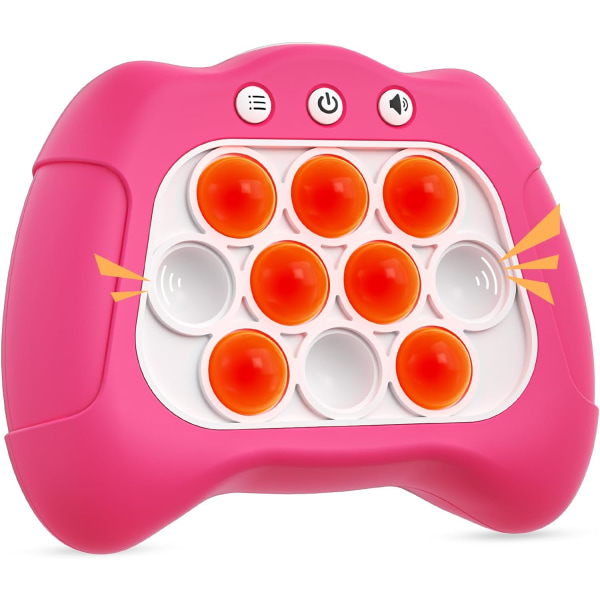 Push Bubble Fidget-legetøj, elektronisk lys-op-spilkonsol, cool fødselsdagsgave, pop-up stress-legetøj til drenge og piger, puslespil med fokus på hastighed til Fa
