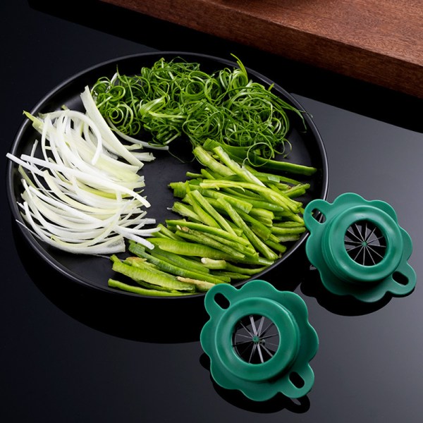 Kjøkken Sjalottløk Enkel Shredder Slicer Slicer Løk Slicer Løk Slicer Multifunksjonelt Kjøkkenverktøy