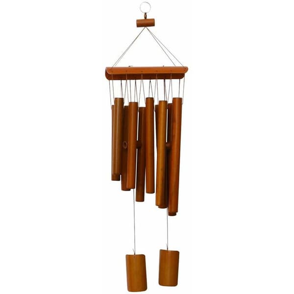 Gåvor Bambu Vindspel10 bambu ljudrör 56 cm vindspel trägårdsdekoration chimes