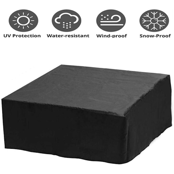 Skyddande överdrag för spa 22022085cm, bubbelbad, swimmingpool, badkar, oxfordtyg spa-filt för utomhusträdgård, damm, vattentätt, anti-UV