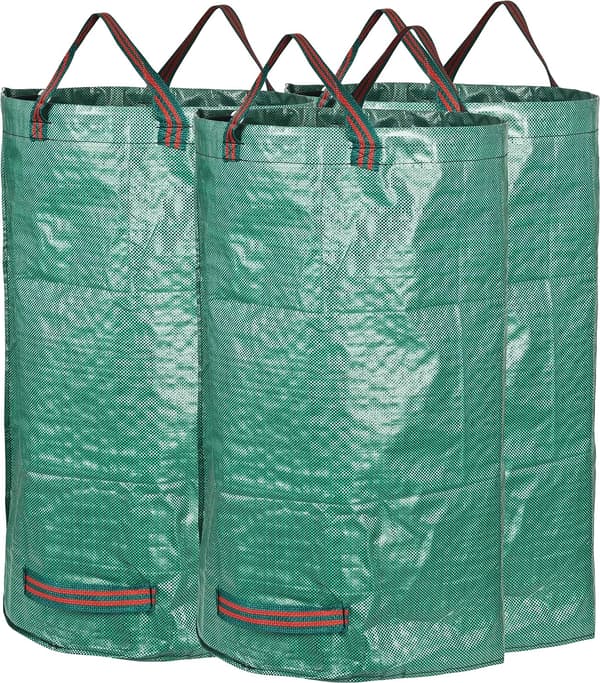 3 kpl 120L repeämättömiä puutarhapusseja
