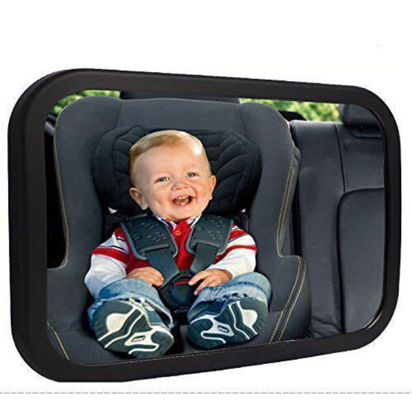 Baby bil speil Knusefritt baby speil for bilseter, 360 rotasjon