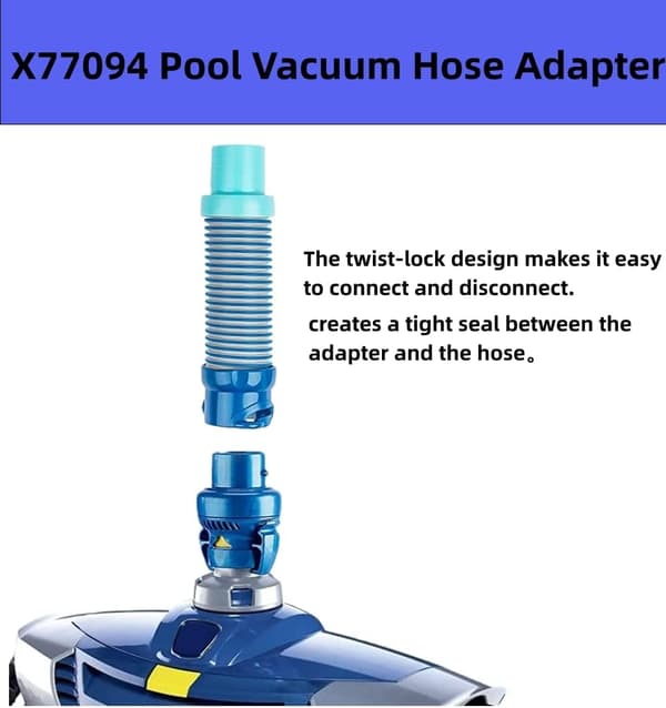 Pool slange adapter. Pool slange adapter til Zodiac MX6 MX8 pool cleaner bladopsamler