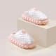 Høst og vinter dun bomuldsslippers tyksålede hjem indendørs vandtætte slippers 24,5 cm