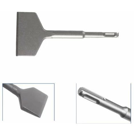 Flisermeisel Flat Meisel, Vinklet 165 x 75mm Profesjonell Bred Meisel for Fliser