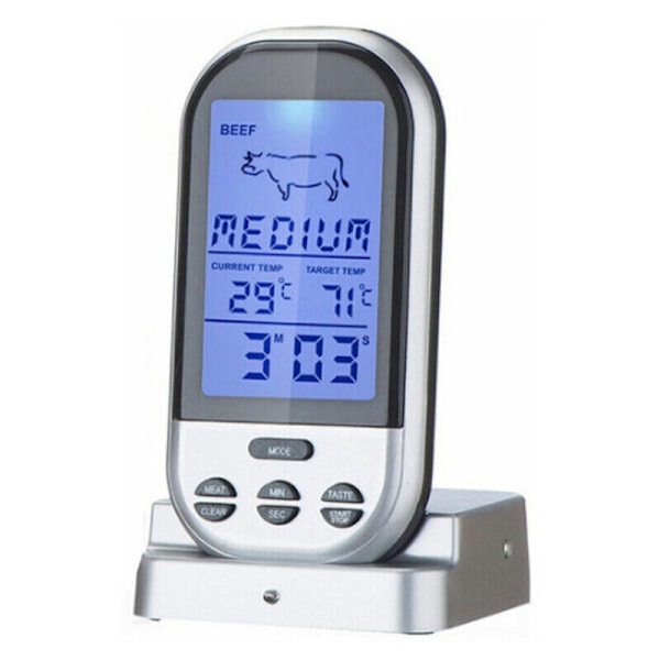 NuMeric Termometer Trådlös Kötttermometer Mattermometer För Fisk Kött Rökning Vattentät Grill BBQ Termometer För Grill