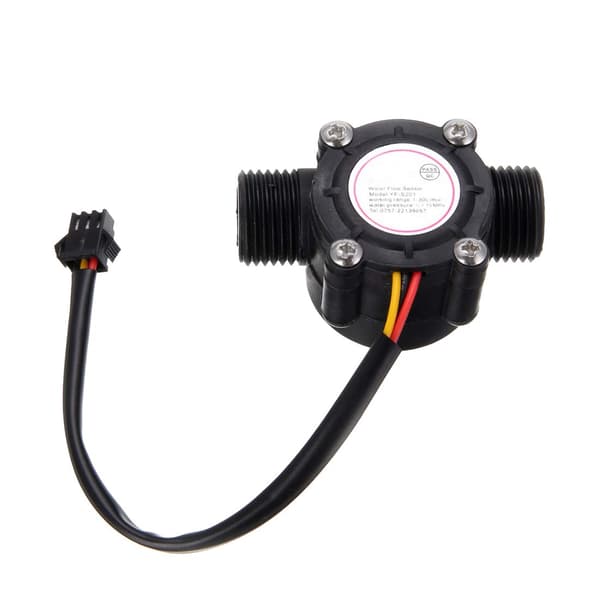 G1/2\" Vattenflödessensor, 1-30L/min 1.75MPa Vattenflöde Hall Effect Sensor Switch, Flödesmätare, Vattenflödessensor