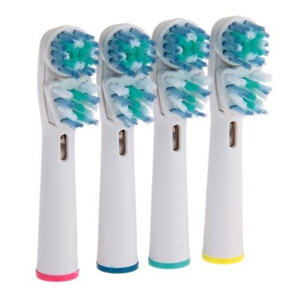 4-pack Borst Huvud Elektrisk Tandborste Vård Tyle Dubbel Rengöring För Oral B
