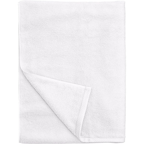 Basics sæt med 2 hurtigtørrende badehåndklæder - hvid