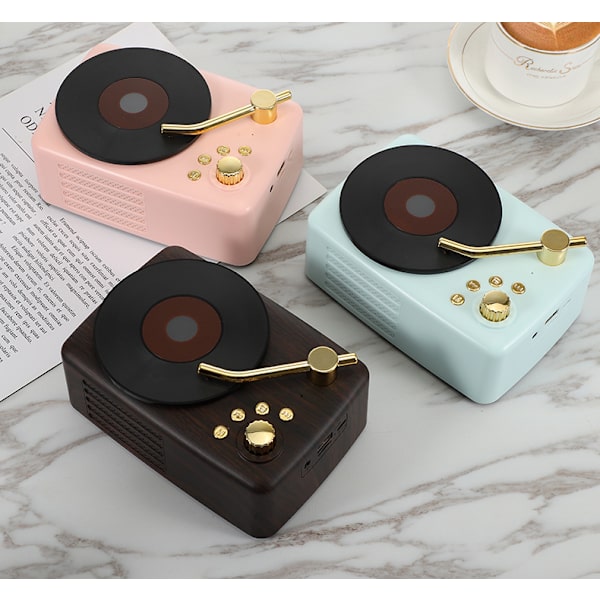 Mini Bärbar Bluetooth-högtalare (Rosa)