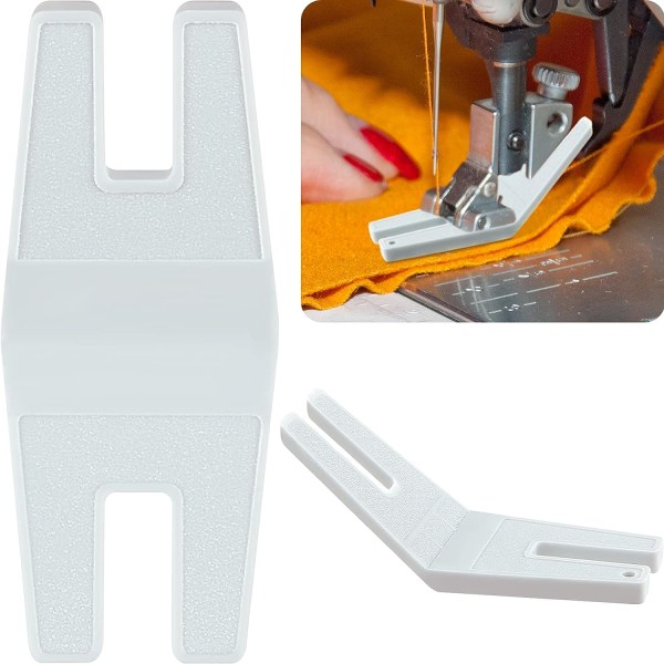 2 styks symaskine trykfodsværktøj Kraftig syhjælp Hvid