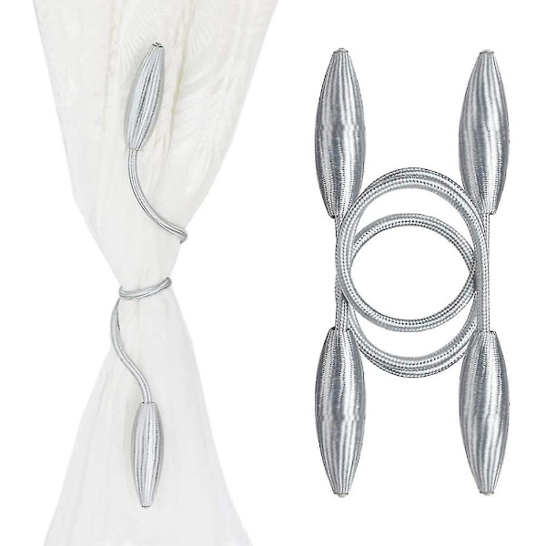 2 stk Kreative Gardinholdere Twist Tie Backs - Ingen Boring Nødvendig
