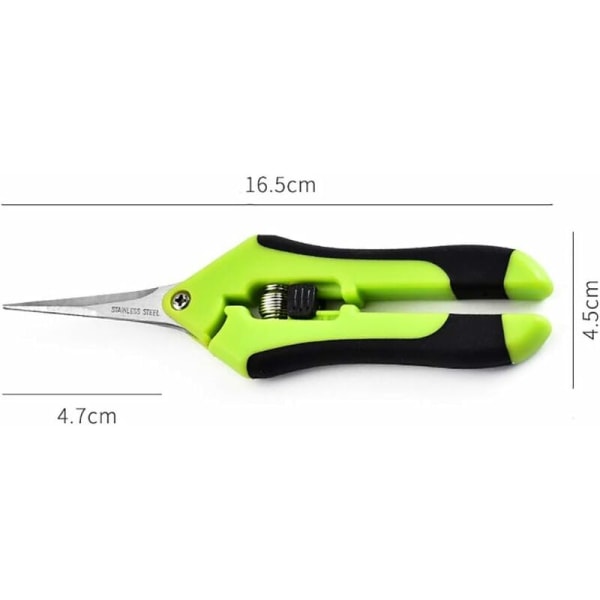 Garden Pruning Shears, Professional Gardening Pruning Shears, High Precision Pruning Pliers, Stainless Steel Straight Blade Pruning Shears