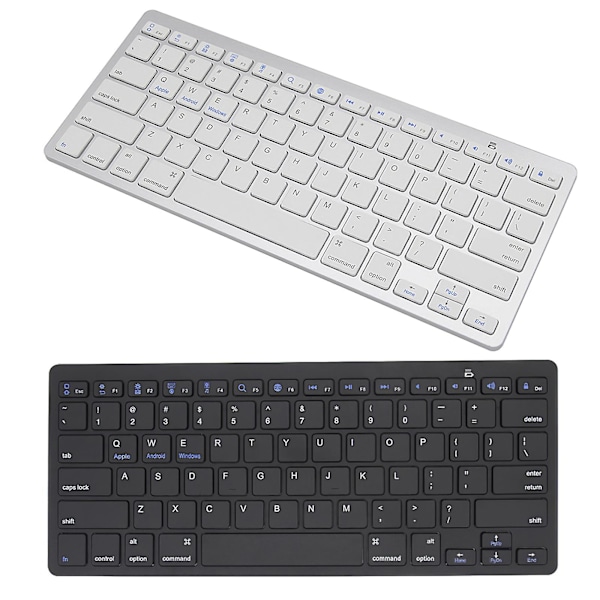 Bluetooth-tangentbord, trådlöst tangentbord av hög kvalitet, lätt att använda, trådlöst tangentbord för PC, bärbar dator