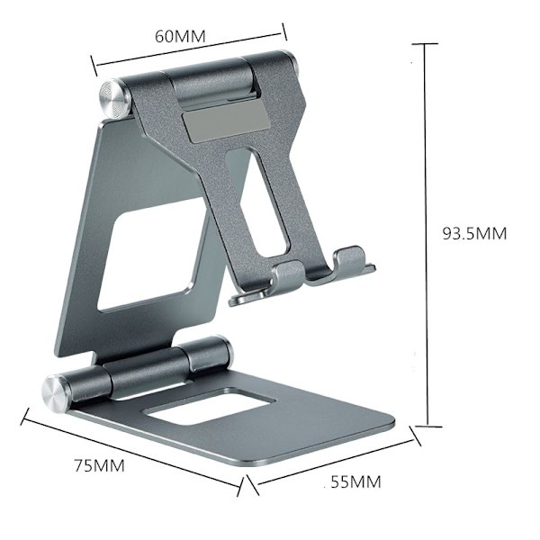 Metalliteline (harmaa)