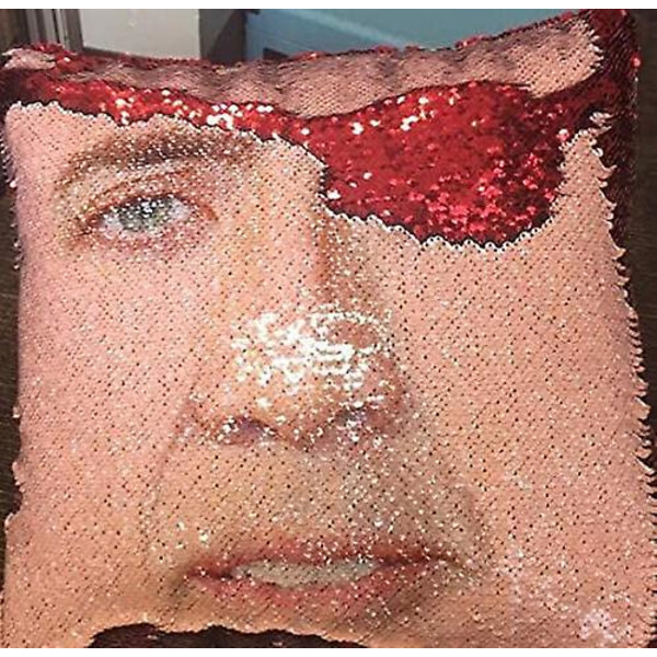 Sekk putevar Red Big Face Vendbar Pute Emoji Pute
