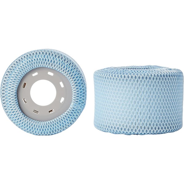 Pakke med 2 B0303604/B0303499 filterpatroner med beskyttelsesnett og 90-lags meshdeksel for svømmebasseng og spa - Passer til alle Mspa boblebad -